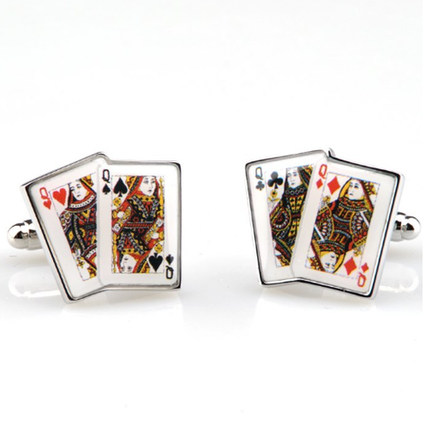 Spinki do mankietów Ladies Poker - 1