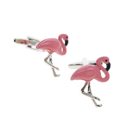 Spinki do mankietów flamingo - 2